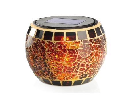 Tafellamp mozaïek - op zonne-energie