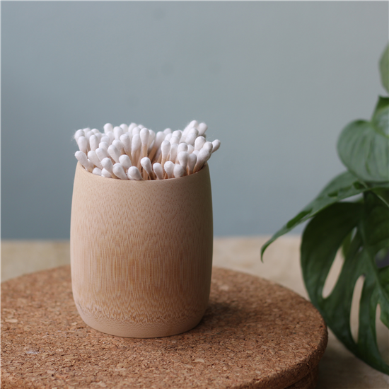 Wattenstaafjes houder bamboe