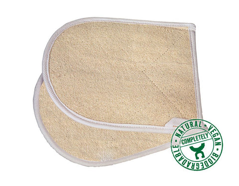 Massage handschoen peeling van luffa