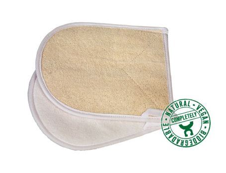 Massage handschoen luffa fijn en grof