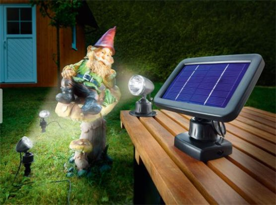 Tuin Spots op zon Quattro 4st