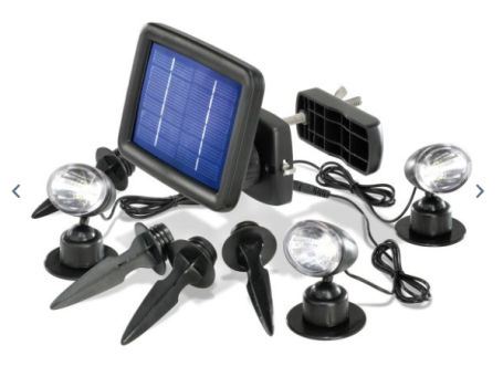 Tuin Spots op zon Quattro 4st